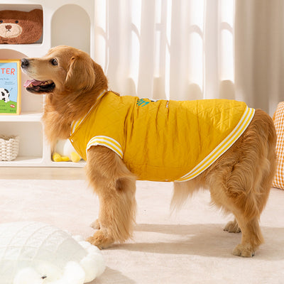 Abrigo Acolchado para Perros Grandes - Chaqueta de Algodón Cálida para Invierno