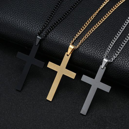 Colgante de Cruz para Hombre | Joyería Clásica de Acero Inoxidable - Image 14