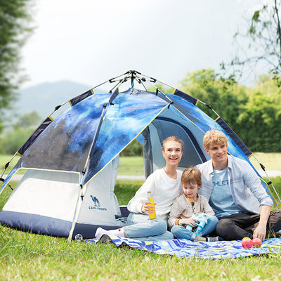 Toldo Automático Reforzado Impermeable para Playa y Camping