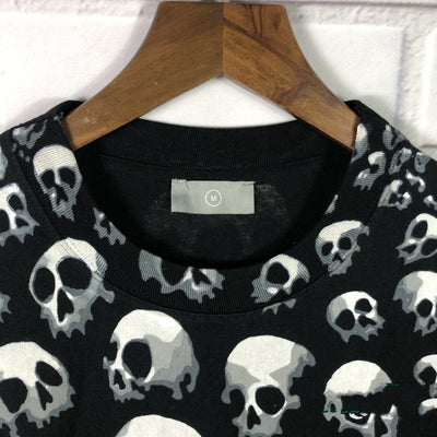 Camiseta Rap Rock Calavera Densa Manga Corta - Image 7