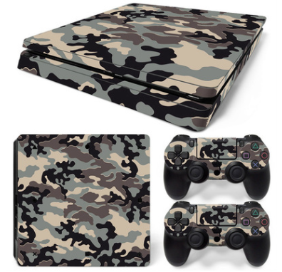 Hot pink and black leopard print skin set for PS4 Slim console and two controllers. - Image 21