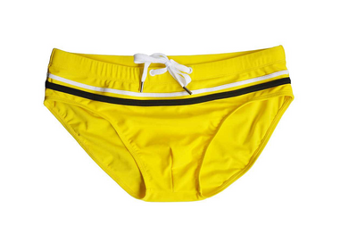Shorts de Baño Blancos Corte Triangular para Hombre - Image 13