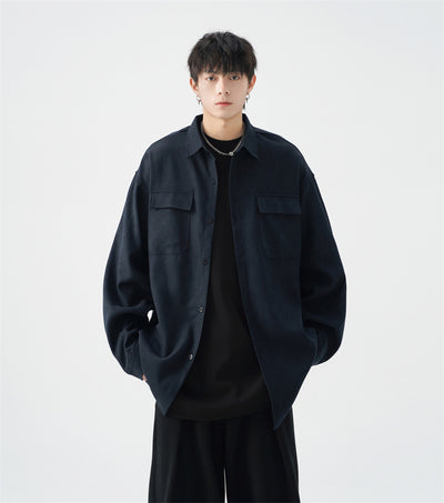 Camisa Jacket Casual Oversize para Hombre - Talla Grande - Image 15