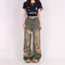 Calça Jeans Reta Vintage Destroyed Love