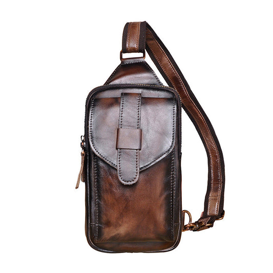 Bolsa de Pecho Doble Compartimento Gran Capacidad para Hombre