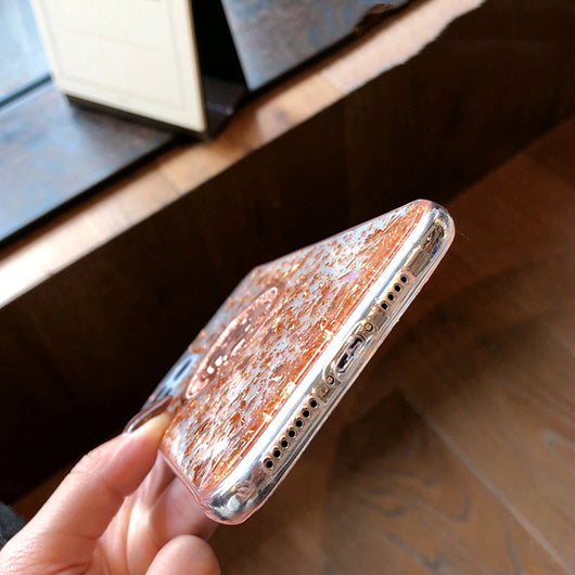 Funda para teléfono con lentejuelas doradas - Image 11