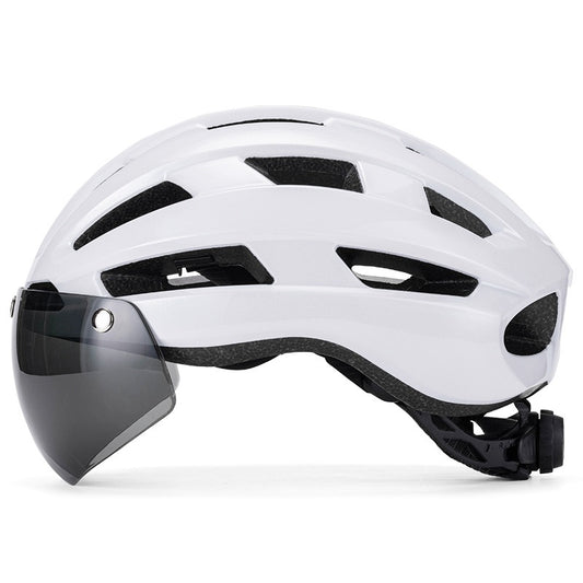 Casco Ciclista con Gafas Magnéticas y Lentes Fotocromáticas