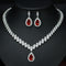 Conjunto de Joyas de Circonia Cúbica AAA - Diseño Europeo y Americano