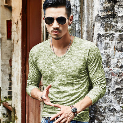 Camiseta Manga Larga Camuflaje para Hombre - Estilo Casual Versátil - Image 6