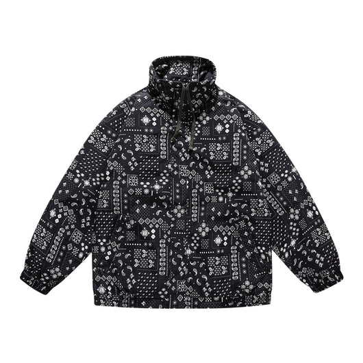 Chaqueta Tie Dye con Cuello Mao para Hombre - Image 7