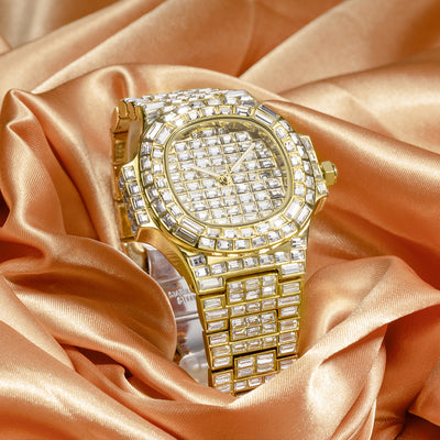 Calendario Diamante Cuadrado Impermeable para Hombre - Image 9