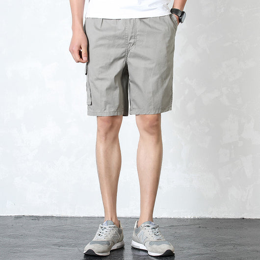 Capris Cortos Cargo con Múltiples Bolsillos Lavados - Image 14