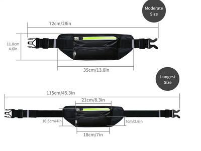 Cinturón Deportivo Multifuncional para Correr con Bolsas Laterales - Image 16