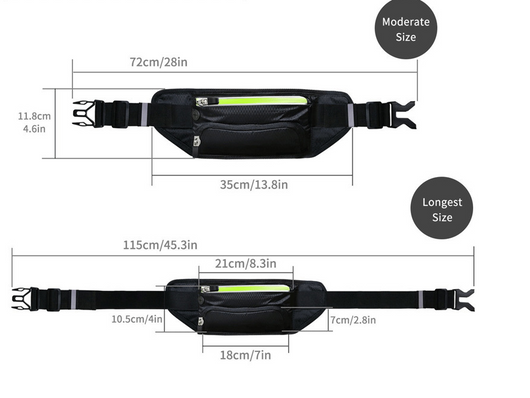 Cinturón Deportivo Multifuncional para Correr con Bolsas Laterales - Image 16