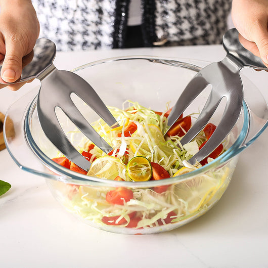 Tenedor Mezclador de Ensaladas en Acero Inoxidable