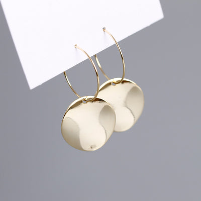 Aretes de Plata 925 con Textura de Onda Irregular - Image 4