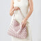 Bolso de Cuero Plisado con Gran Capacidad - Bolsa de Hombro Portátil y Elegante