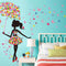 Adhesivo Decorativo de Pared - Paraguas con Elfo Mágico