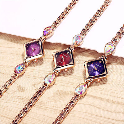 Reloj de Cuarzo de Lujo con Diamantes Incrustados - Image 5