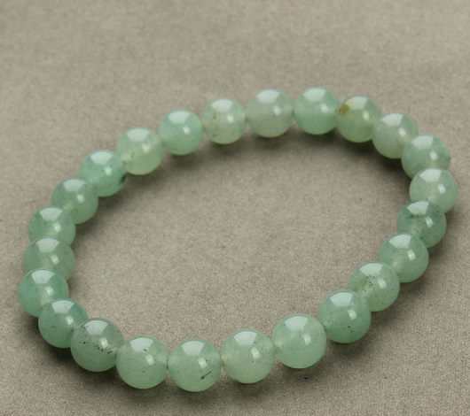 Pulsera de Cuentas de Aventurina Azul - Piedra Arenisca Redonda - Image 5