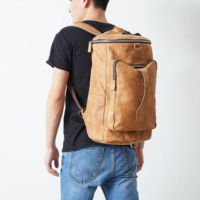 Bolsa de Viaje para Hombre Cuero Genuino Gran Capacidad - Image 5
