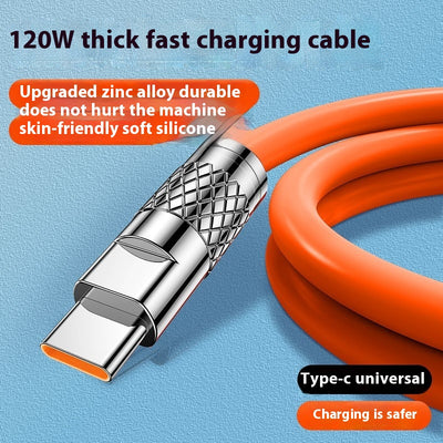 Cable de Carga Rápida Zinc Alloy para Móvil - Transferencia de Datos