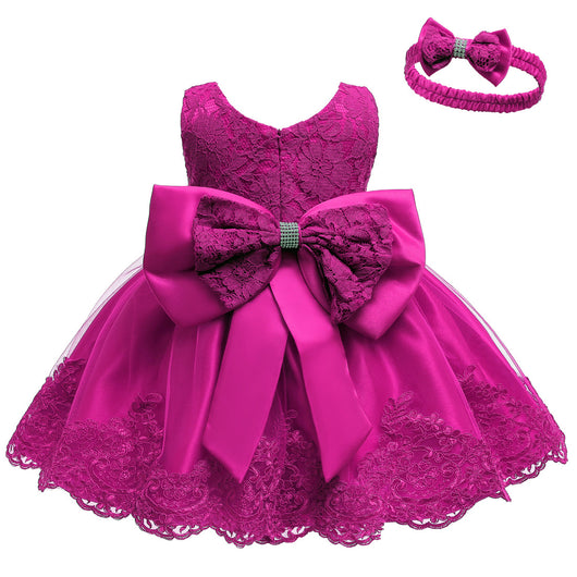 Vestido de Encaje con Falda Voluminosa - Image 34