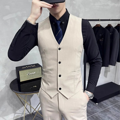 Chaleco de Traje Ejecutivo para Hombre Talla Grande