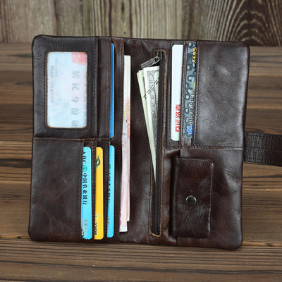 Cartera de Cuero Genuino para Mujer con Múltiples Compartimentos - Image 40