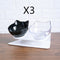 Negro Transparente And Box3 Piezas