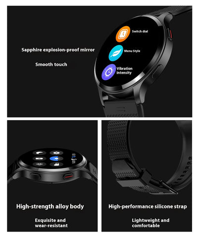 Reloj Inteligente LW77 con Llamadas por Bluetooth, Monitor de Frecuencia Cardíaca y Oxígeno - Image 12