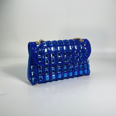 Clutch de Cristal Brillante con Cadena de Strass - Image 19