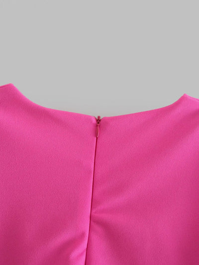 Blusa Ajustada Escote Profundo en V con Mangas Largas para Mujer - Image 4
