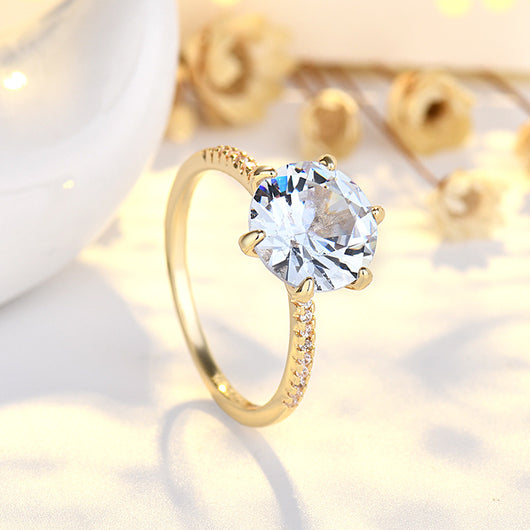 Anillo de Diamante Geométrico de Seis Puntas - Image 2