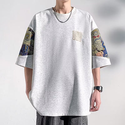 Camiseta Manga Corta Hombre Estilo Chino Diseño Nacional - Image 7