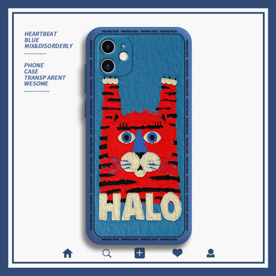 Funda de Silicona Líquida para Pareja - Diseño Hello Tiger Personalizado - Image 8
