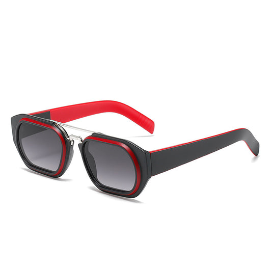 Gafas Cuadradas con Lente Espejada - Estilo Influencers Europeos y Americanos - Image 2