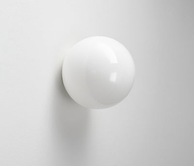 Lámpara de Pared Minimalista con Esfera de Vidrio para Sala de Estar - Image 7
