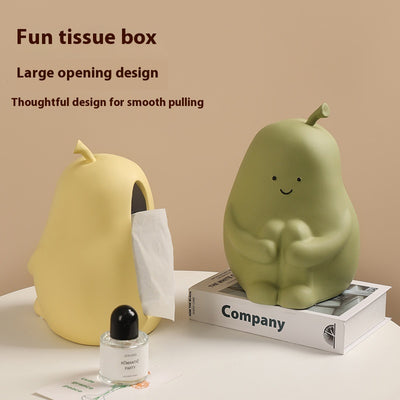 Caja Dispensadora de Servilletas con Diseño de Pera Decorativa - Image 3