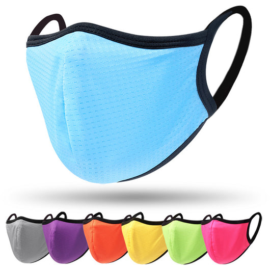 Black breathable polyester dust mask with textured fabric and ear loops, suitable for men and women in all seasons. - Image 17