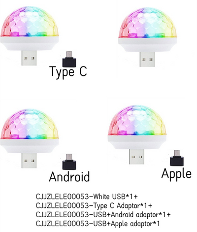 Proyector Disco Ball LED USB 5V - Iluminación DJ para Fiestas y Navidad - Image 15