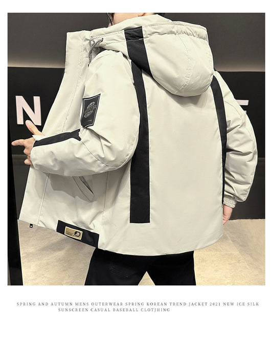 Chaqueta de Trabajo Acolchada Corta para Hombre Invierno - Image 13