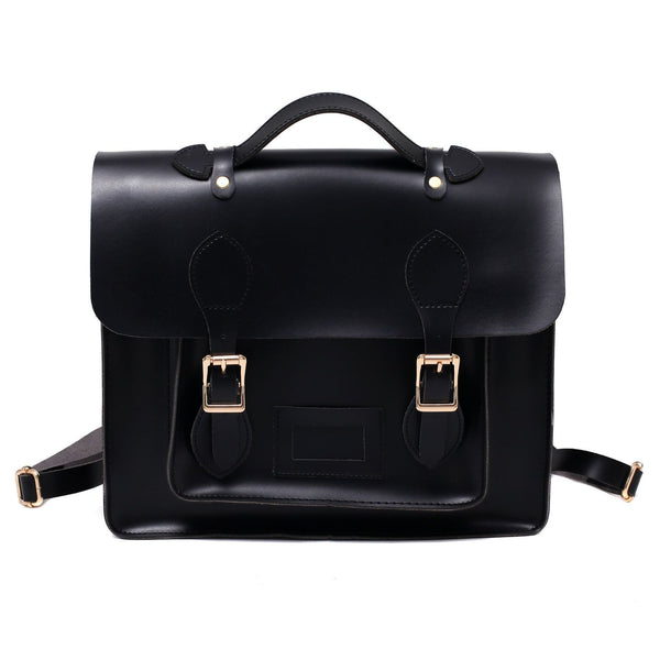 Bolso de Hombro Cambridge Vintage en Colores Sólidos para Mujer
