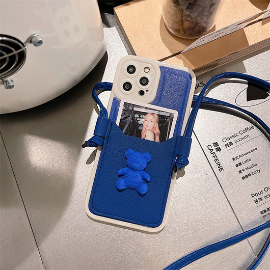 Funda para Teléfono Azul Klein con Soporte de Tarjetas - Image 16