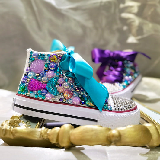 Zapatillas Altas Sirena para Niños - Deportivas Canvas Resistentes - Image 9
