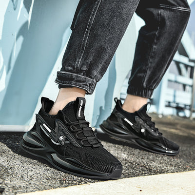 Zapatillas Deportivas Tejidas Ultraligeras para Hombre - Suela Blanda y Flexible - Image 7