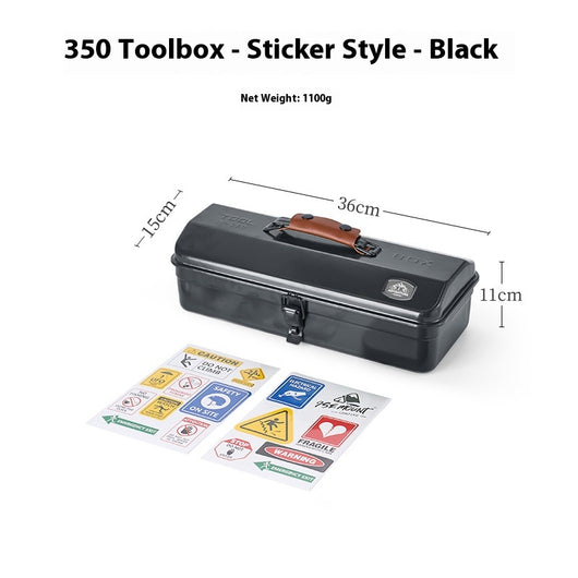 Caja de Herramientas para Camping Outdoor con Compartimentos y Stickers - Image 7