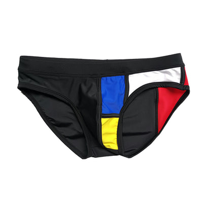 Bañador Deportivo con Detalles de Costura Triangular - Image 12