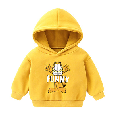 Sudadera Infantil con Capucha Forrada en Polar - Diseño Cartoon para Otoño e Invierno - Image 6