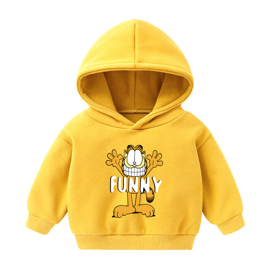 Sudadera Infantil con Capucha Forrada en Polar - Diseño Cartoon para Otoño e Invierno - Image 6